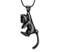 MKJFRLLSA Collares de urna para Cenizas para Mujeres y Hombres Medallones conmemorativos Colgante Grabado Siempre en mi Mente Siempre en mi Mente