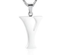 MKJFRLLSA Joyería de cremación Letra A~Z Urna Collar para Soporte de Cenizas Joyería Conmemorativa de Recuerdo para un ser Querido