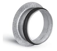 MKK - 17782-008 - Cuello de trastes en espiral, junta de goma, brida de pared, conector de 300 mm de diámetro.