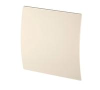 MKK - 18363-005 - Rejilla de protección contra insectos de 125 mm de diámetro, montaje en pared, frontal de diseño intercambiable, rejilla de ventilación DUO - color crema y blanco
