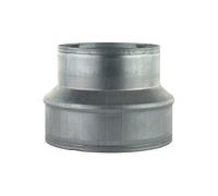 MKK - 18438-005 - Reductor Aluflex Tubo Flexible Ventilación Tubo de Congelación Galvanizado 250 mm - 200 mm