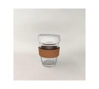 MKK KeepCup Reusable Tempered Glass Coffee Cup | Travel Mug with Splash Proof Lid, Brew Cork Band, Lightweight, BPA Free | Medium | 12oz / 342ml | Fil