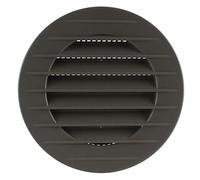 MKK Lüftungsgitter rund Insektenschutz Grau Ø 150 mm