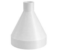 MKK Reductor de tubo de ventilación, adaptador de reducción de tubo, reducción de tubo con flujo optimizado (Ø 125-50 mm)