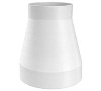 MKK Reductor de tubo de ventilación, adaptador de reducción de tubos, reducción de flujo optimizado (Ø 100-90 mm)
