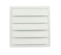 MKK Rejilla de ventilación móvil, Blanco, Ø 125 mm