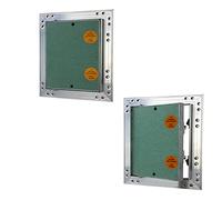 Awenta Tapa KRAL2 – 200 x 200 mm, pladur 12,5 mm, marco aluminio, verde menta