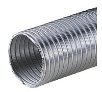 Tubo de aluminio Flex 2,60 m Flex Tubo Diámetro 100 Mm 100 mm de aluminio tubo flex Manguera Manguera Flex Tubo de aluminio flexible aluminio Tubo Alu Flex resistente al calor AF