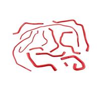 MKKDYC Refrigerante Manguitos Compatible con Ford para Focus MK2 1.8L 2.0L Duratec MZR DOHC 2005-2011 Manguera De Calentador De Refrigerante para Radiador(Red)