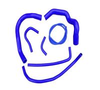 MKKDYC Refrigerante Manguitos Compatible con Jeep para Cherokee para XJ 4.0L 6 Cilindros 1991-2001 Manguera De Refrigerante De Radiador De Silicona Mangueras De Radiador De Motor De Automóvil 7PCS