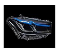 MKKHUYLBCM Luz Señal Giro Espejo Para B&MW G30 LED Faro Proyector Lente 2017-2021 Para Serie 5 530i 525i Luces Señal DRL Delanteras Faros Delanteros(For 2017-2020 High)