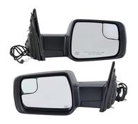 MKKHUYLBCM Luz Señal Giro Espejo Para Dodge Para Ram 1500 2019-2022 Luz Señal Giro Calefacción Espejo Retrovisor Lateral Puerta Conjunto