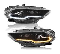 MKKHUYLBCM Luz Señal Giro Espejo Para Mustang 2018-2021 Conjunto De Faros Delanteros 2 Piezas Luces Giro Delanteras LED DRL 12 V