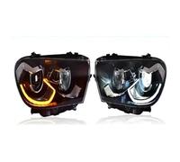 MKKHUYLBCM Luz Señal Giro Espejo Para VW Para S&CIROCCO 2009-2016 Faros Delanteros LED Para Coche 1 Par DRL Giratorios Dinámicos