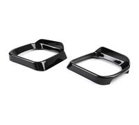 MKKHUYLBCM Pegatinas Coche para L&and para R&Over para Defender 90 110 130 20-24 ABS Espejo Retrovisor Coche Cubierta Tipo Ceja para Lluvia Embellecedor(Negro)