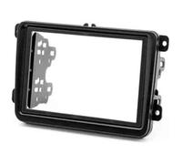 MKKHUYLBCM Pegatinas Coche para Seat para Altea 2012+ Panel DVD Moldura Interior Salpicadero Marco Radio para Coche 2 DIN(178x102mm)