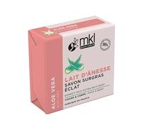 MKL Savon Lait d'Ânesse Savon Végétal Aloe Vera 100g