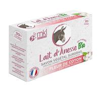 MKL Savon Lait d'Ânesse Savon Végétal Flor de Algodón 100g
