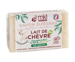 Mkl Savon Surgras Lait de Chèvre Bio Thé Sencha 100 g