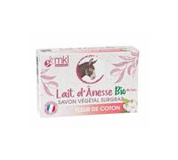 Mkl Savon Végétal Surgras Lait D'Ânesse Bio Fleur de Coton 100 g