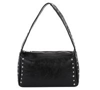 MKLHAVB Bolso de hombro gótico punk for mujer, bolso vintage, mano for, for debajo del brazo(Black)