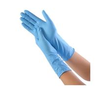 MKLHAVB Guantes De Limpieza 10 par/Pack Guantes de Goma Azules de Manga Larga for Limpieza de Comida de Catering Guantes de nitrilo de 12 Pulgadas Guantes Gruesos de 12 Pulgadas(White)