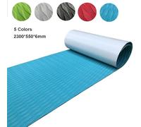 MKLHAVB Lámina de Espuma EVA for Cubierta Barco 2300 x 550 mm, Accesorios for Almohadillas Suelo, Yates Marinos, Surf en Motocicleta, Agarre tracción(Red)