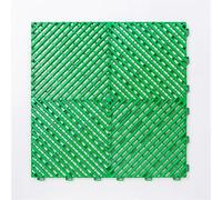 MKLHAVB Losetas entrelazadas for Suelo de Garaje, Alfombrilla for Suelo de lavadero de Coches, losa multifunción, 1,8 cm de Grosor(Green,160pcs)