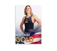 MKLYUA Katie LedeckyPoster Lienzo decorativo clásico impermeable que se desvanece, arte mural universal, pintura para regalar a amigos, profesores, 50 x 75 cm, estilo sin marco