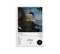 MKLYUA Lil Baby My TurnPoster Lienzo decorativo clásico impermeable que se desvanece, arte mural de arte universal, pintura para regalar a amigos, profesores, 40 x 60 cm, estilo sin marco