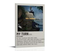 MKLYUA My Turn by Lil BabyPoster Lienzo Decoración Clásica Impermeable Fading Mural Arte Universal Decoración Pintura Regalo Amigo Profesor 30 x 45 cm Estilo Marco