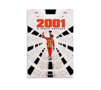 MKLYUA Póster de 2001 A Space Odyssey- Lienzo decorativo clásico, resistente al agua, a la decoloración, decoración universal, pintura para regalar a amigos, profesores, 50 x 75 cm, estilo sin marco