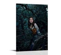 MKLYUA Póster de Anna Kendrick. Lienzo decorativo clásico impermeable que se desvanece, arte mural, decoración universal, pintura para regalar a amigos, profesores, 30 x 45 cm, estilo marco