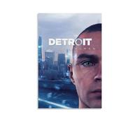 MKLYUA Póster de Detroit Become Human, lienzo clásico, decoración impermeable, pintura universal, para regalar a amigos, profesores, 60 x 90 cm, estilo sin marco