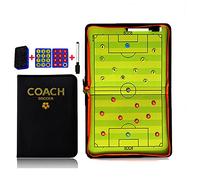 MKNZOME Pizarra Futbol magnetica, Carpeta Táctica Fútbol, Plegable para Entrenadores de Fútbol Carpeta Táctica Personalizada Carpeta Táctica Entrenador Material para Entrenadores y árbitros #2