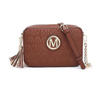 MKP - Bolsos cruzados ligeros y pequeños a la moda para mujer, bolso de mensajero con bolsillo con borla y cremallera, Café (Light Coffee)