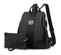 MKP COLLECTION Mochila ligera para mujer, con múltiples bolsillos, para la escuela, antirrobo, para llevar al hombro, con cartera