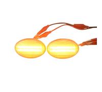 MKptopia 1 par Luces de señalización de guardabarros delanteros Luz de señalización lateral dinámica Compatible con O-pel Co-rsa, As-tra, Co-mbo, Me-riva, Ti-gra, Sin-tra, V-ita-Blanco cristalino