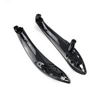 MKptopia 2 Maniglie per porte interne per auto in ABS Sinistra e Destra Pannello interno Copertura per bracciolo compatibile con B-MW 3 Series F30 F31-Posteriore-Fibra di carbonio