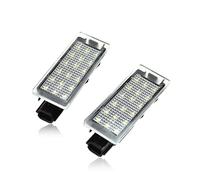 MKptopia 2 unidades de luz LED para matrícula Compatible con Re-nault C-lio MK III MK IV Espace Espace Lo-gan Me-gane Vel Satis Vel Satis