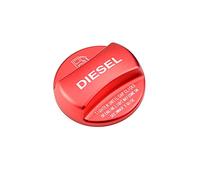 MKptopia Aleación de coches tapa del depósito de combustible de gas y diesel Cubierta Trim Compatible con B-MW X1 X2 X3 X4 X5 X6 F10 F15 F16 F25 F26 F30 F34 F35 F48 F47 G30 G38 E90-Diesel Rojo