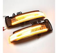 MKptopia Indicador de espejo retrovisor de luz de señal de giro dinámica LED Compatible con be-nz C/E/S/Cla/Gla/Cls clase W176 W204 W246 C216 C117 C218-Blanco cristalino