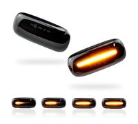 MKptopia Indicador de luz de señal de giro con marcador lateral dinámico LED Compatible con Au-di A3 S3 8L 2000-2003, A8 D2 1999-2002, TT 8N 2000-2006