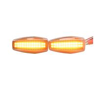 MKptopia LED dinámico luz de giro lateral marcador de guardabarros intermitente secuencial Compatible con Hyun-dai Elant-ra (XD) Getz (TB) Sona-ta (EF-B) Matrix (FC)-Negro(nuevo)