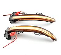 MKptopia LED luz de señal de giro dinámica ala lateral indicador de espejo retrovisor intermitente secuencial Compatible con Au-di A4 B9 S4 RS4 A5 S5 RS5