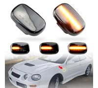 MKptopia Luces de señal de giro con marcador lateral dinámico Led Compatible con Le-xus To-yota Co-rolla RAV4 Pri-us Ya-ris Ca-mry Vio-s Hi-lux All-ex Av-ensis Ce-lica Su-pra Mk4