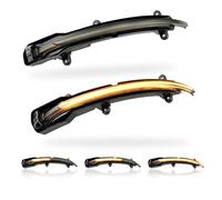 MKptopia luz de señal de giro dinámica LED espejo lateral indicador secuencial intermitente Compatible con Au-di Q5 SQ5 8R Q7 4L SQ7