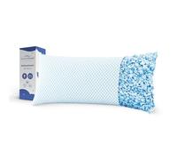 MKS Almohada de refrigeración de 40 x 80 cm - Almohada ergonómica para relajarse, almohada suave para dormir de espalda, de lado y boca abajo - Almohada de espuma viscoelástica con gel refrescante