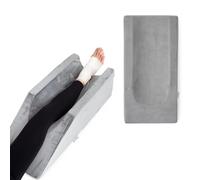 MKS Almohada para venas - Almohada de espuma viscoelástica para piernas | Funda suave y lavable | Cojín de apoyo para piernas y pies - Reposapiernas para lesiones o después de cirugía