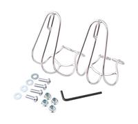MKS Ganchos de pedal CAGE CLIP gris L